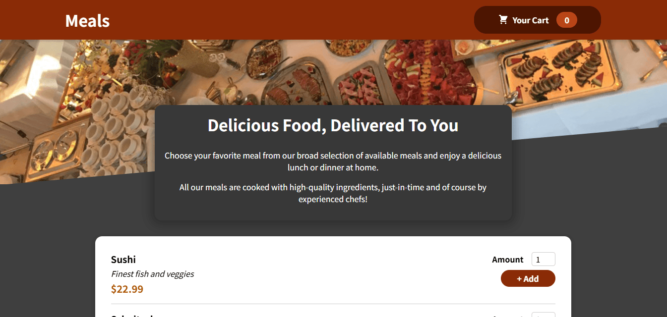 Ecommerce Cart screenshot
